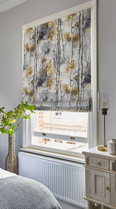 Silver Birch Shadow Roman Blind