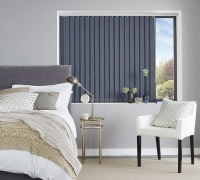 Carnival Breton Blue Vertical Blind