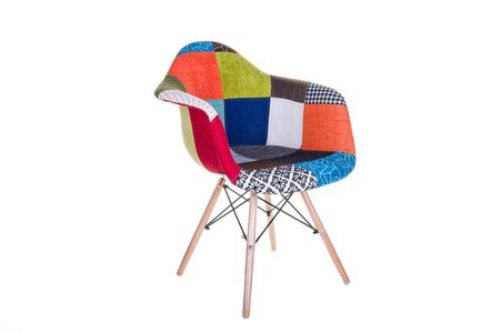 Eames Style Studio Chair, Patchwork chair