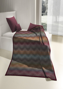 red multi throw
