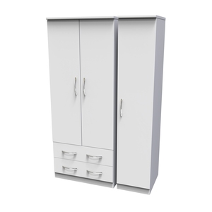 AVN131 Triple 2 Drawer Robe