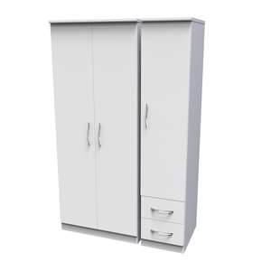 AVN150 Triple Plain + Drawer Robe