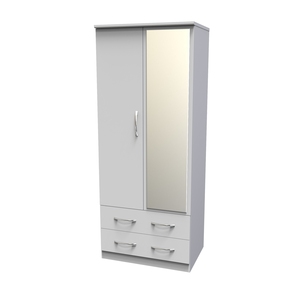 AVN062 2ft6in 2 Drawer Mirror Robe