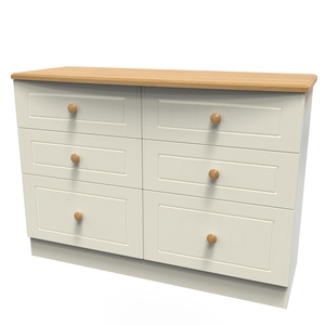 WAR015 6 Drawer Midi Chest