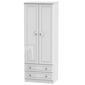 PEM081 Tall 2ft6in 2 Drawer Robe
