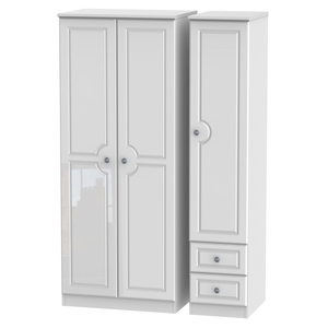 PEM150 Triple Plain + Drawer Robe