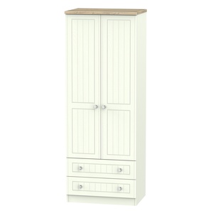 ROM081 Tall 2ft6in 2 Drawer Robe