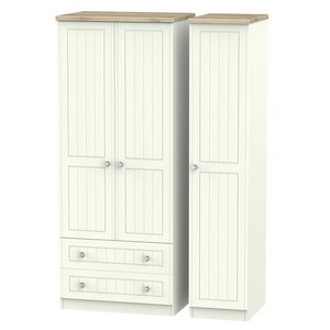 ROM131 Triple 2 Drawer Robe