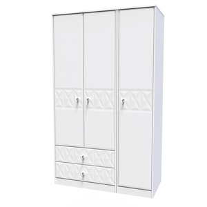 141 Tall Triple 2 Drawer Robe