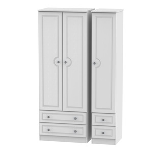 PEM161 Tall Triple 2 Drawer + Drawer Robe