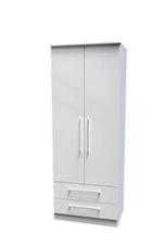 WOR061 2ft 6in 2 Drawer Robe