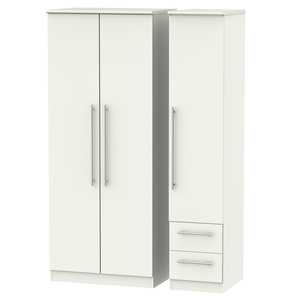 SHE150 Triple Plain + Drawer Robe