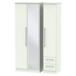SHE167 Triple Mirror + Drawer Robe