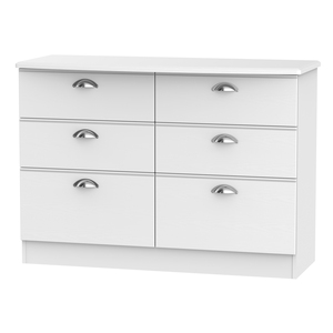 VIC015 6 Drawer Midi Chest
