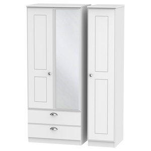 VIC132 Triple 2 Drawer Mirror Robe