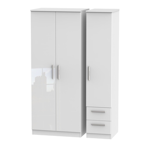 KNI150 Triple Plain + Drawer Robe