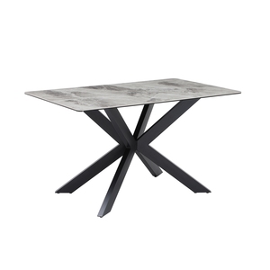 APO07 Grey Dining Table + Corner Bench Set Rhf