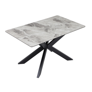 APO07 Grey Dining Table + Corner Bench Set Rhf