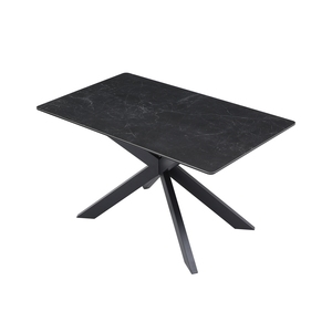 APO01 Black Dining Table + Corner Bench Set Lhf