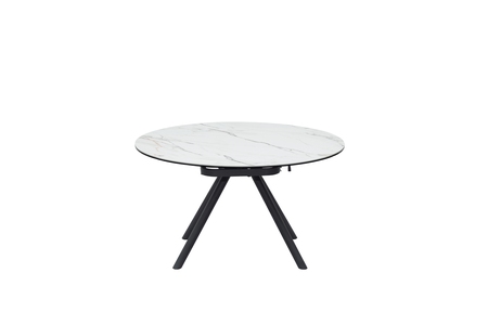 ROU01 Round Ceramic Extending Dining Table