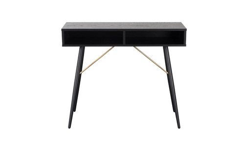 Bar-009-BK Console Table 900 - Black and Copper