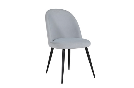 Gab-111-SL Dining Chair - Silver Black Legs