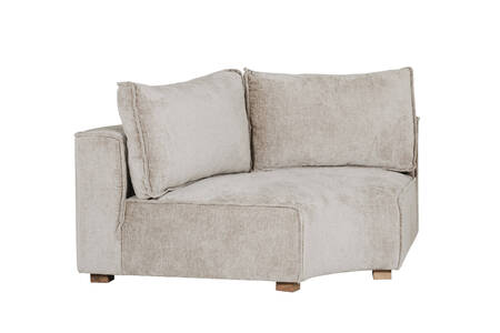 Bdi-506-MK Modular Corner Sofa - Mink