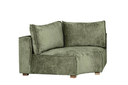 Bdi-506-OL Modular Corner Sofa - Olive