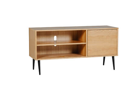Dol-023-OK TV Unit 1200 - Natural Oak