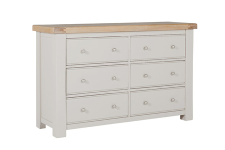 Dne-413-TP Dressing Chest 6 Drawer - Taupe