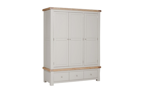 Dne-423-TP Wardrobe 3 Door - Taupe
