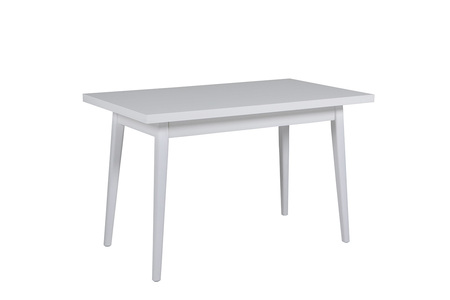 Lot-120-WH Dining Table - Rectangle 1200 White Top White Leg
