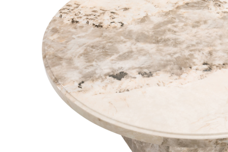 Ats-130-MO Round Dining Table 1300 - Mottled Mocha