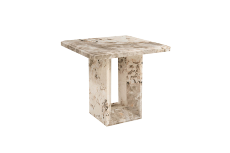 Ats-008-MO Lamp Table - Mottled Mocha
