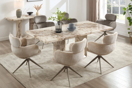Ats-200-MO Dining Table 2000 - Mottled Mocha