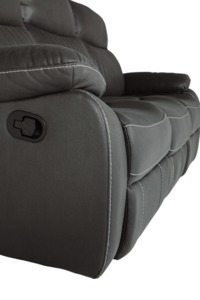 Bly-313-DKGY Match 3 Seater Manual Recliner - Dark Grey Match