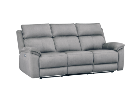 Bie-353-GE 3 Seater Electric Recliner - Greige