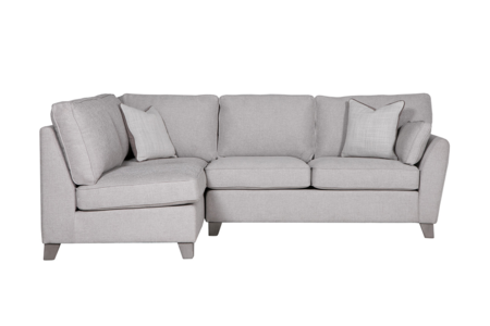 Ctl-307-LTGY LHF Corner Group Fixed - Light Grey (LHF) (2 Scatter Cushions)