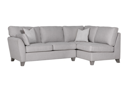 Ctl-307-LTGY RHF Corner Group Fixed - Light Grey (RHF) (2 Scatter Cushions)