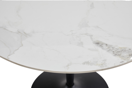 Cdy-080-WH Dining Table Round 800 - White