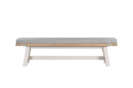 Dne-155-GY Dining Bench Fabric Cushion - Grey