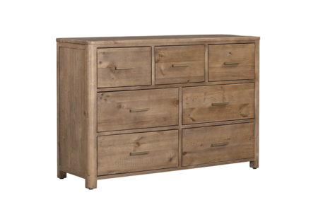 Ino-413-CW Dressing Chest 7 Drawer - Cashew