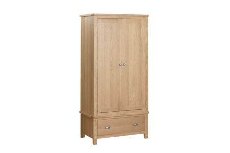 Mar-422-NL Wardrobe 2 Door - Natural Oak