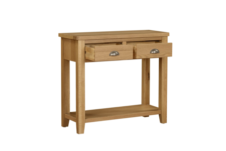 Mar-009-NL Console Table - Natural Oak