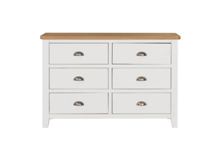 Mlr-413-CM Dressing Chest 6 Drawer - Cashmere