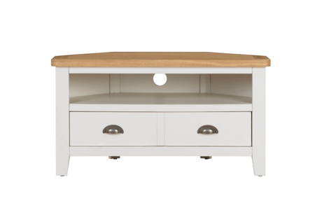 Mlr-014-CM TV Unit Corner 900 - Cashmere