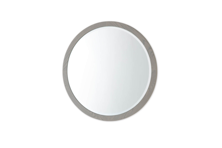 Mdo-429-GE Mirror Round - Washed Oak