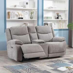 2 Power Seater Sofa with Console