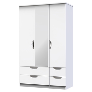CAM152 Triple 2 Drawer Mirror + Drawer Robe