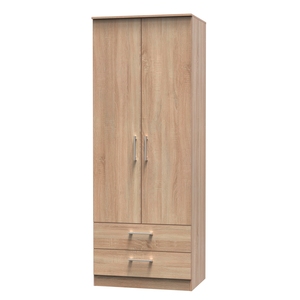 DEV081 Tall 2ft6in 2 Drawer Robe